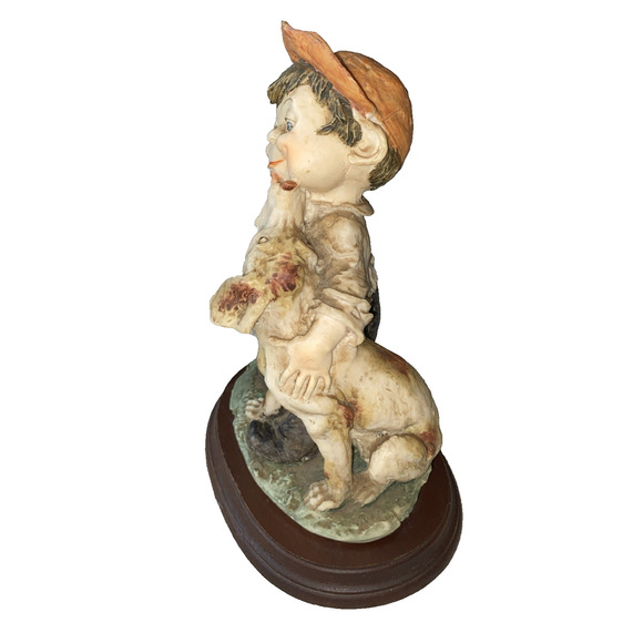 Vintage Giuseppe Armani Figurine - Gullivers World 'Boy & Dog' - Picture 4 of 9